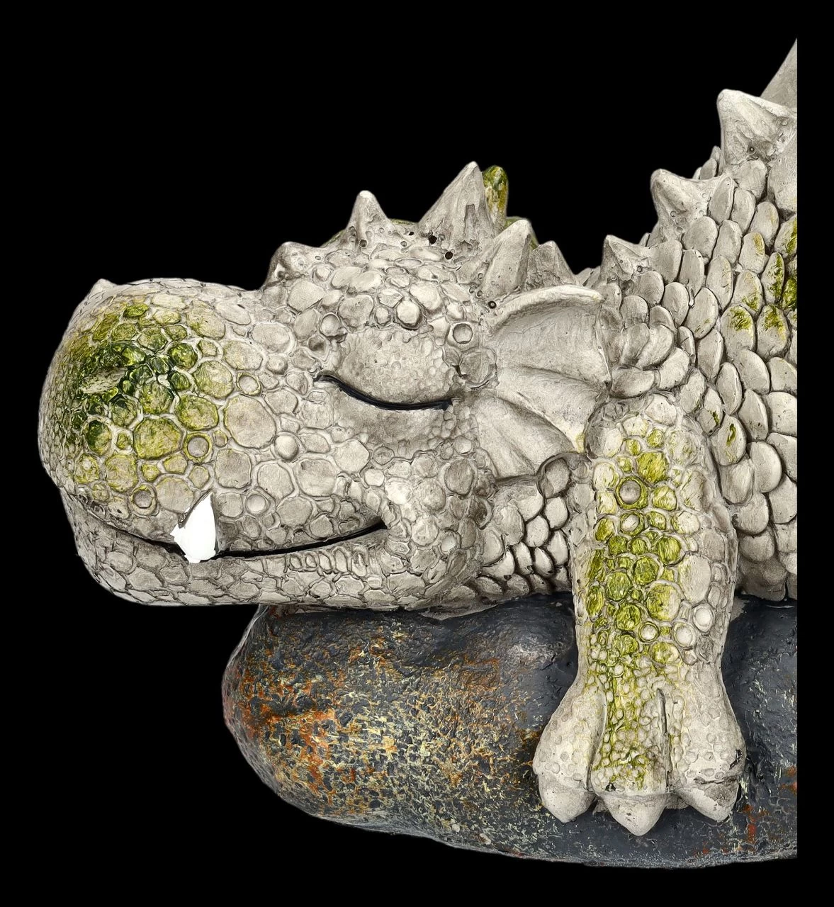 Gartenfigur Drache Sonnt Sich - Siesta 8 Gartenfigur Drache Sonnt Sich - Siesta – Bild 8