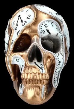 NEMESIS NOW Totenkopf Mit Uhren - Time Goes By -Modell Und Figurengeschäft 2D FS25000 Totenkopf mit Uhren Time Goes By 1 1280x1280