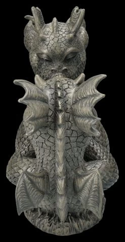 Gartenfigur Drache Mit Kind - Mommy -Modell Und Figurengeschäft 2D FS25026 Gartenfigur Drache mit Kind Mommy 5 1280x1280