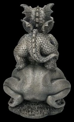 Garten Figur - Drachen Baby Reitet Auf Frosch -Modell Und Figurengeschäft 2D FS25028 Garten Figur Drachen Baby reitet auf Frosch 4 1280x1280