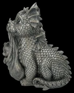 Garten Figur - Drache Trägt Katze -Modell Und Figurengeschäft 2D FS25030 Garten Figur Drache tr gt Katze 2 1280x1280