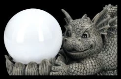 Garten Figur - Drache Spielt Mit Solarlampe -Modell Und Figurengeschäft 2D FS25031 Garten Figur Drache spielt mit Solarlampe 7 1280x1280