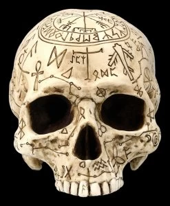 Totenkopf - Ritualschädel Mit Symbolen -Modell Und Figurengeschäft 2D FS25092 Totenkopf Ritualsch del mit Symbolen 8 1280x1280