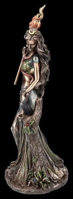 Hekate Figur Mit Fackel, Hund Und Rabe 11 Hekate Figur Mit Fackel, Hund Und Rabe -Modell Und Figurengeschäft 2D FS25094 Hekate Figur mit Fackel Hund und Rabe 3 1280x1280