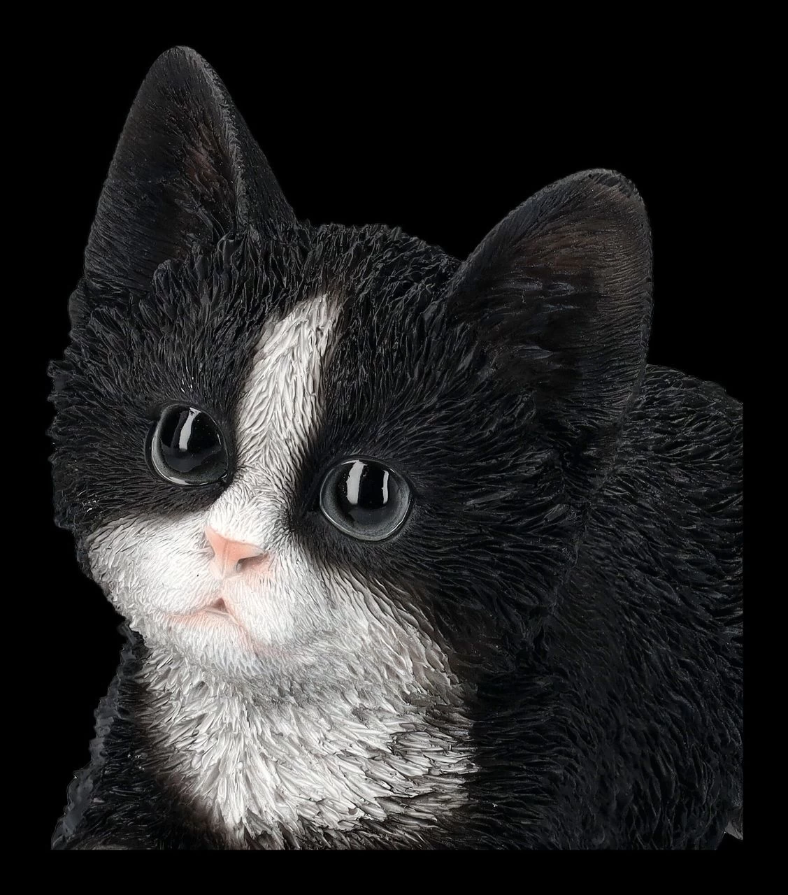 Baby Katze Schwarz-weiß Dekofigur 7 Baby Katze Schwarz-weiß Dekofigur – Bild 7