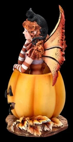 Elfen Figur Mit Kürbis - Mischief By Amy Brown -Modell Und Figurengeschäft 2D FS25136 Elfen Figur mit K rbis Mischief by Amy Brown 3 1280x1280