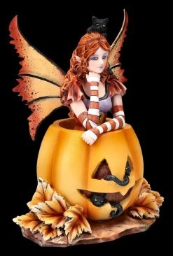 Elfen Figur Mit Kürbis - Mischief By Amy Brown -Modell Und Figurengeschäft 2D FS25136 Elfen Figur mit K rbis Mischief by Amy Brown 6 1280x1280