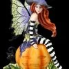 Elfen Figur Mit Kürbis - Bewitching By Amy Brown