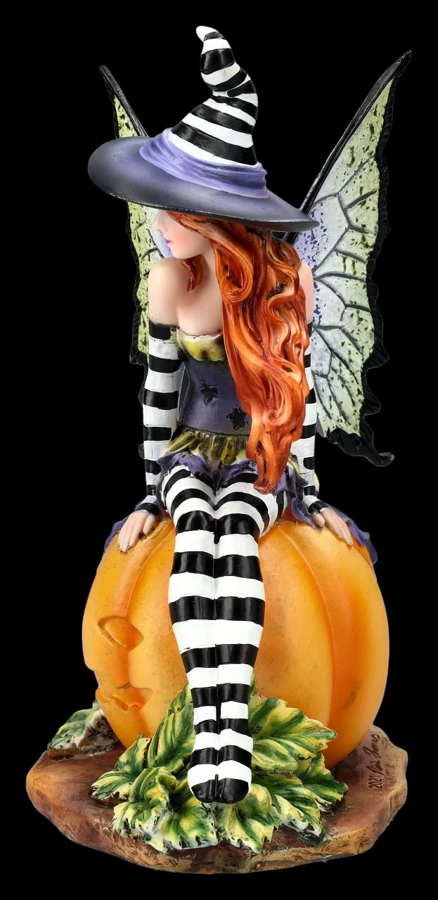 Elfen Figur Mit Kürbis - Bewitching By Amy Brown 4 Elfen Figur Mit Kürbis - Bewitching By Amy Brown – Bild 4