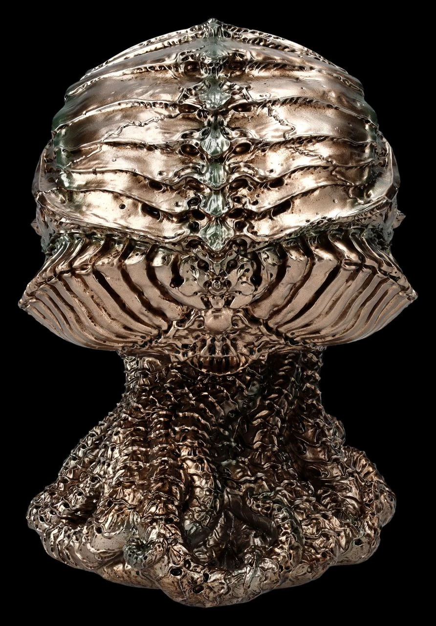 Cthulhu Totenkopf Figur Bronzefarben By James Ryman 6 Cthulhu Totenkopf Figur Bronzefarben By James Ryman – Bild 6