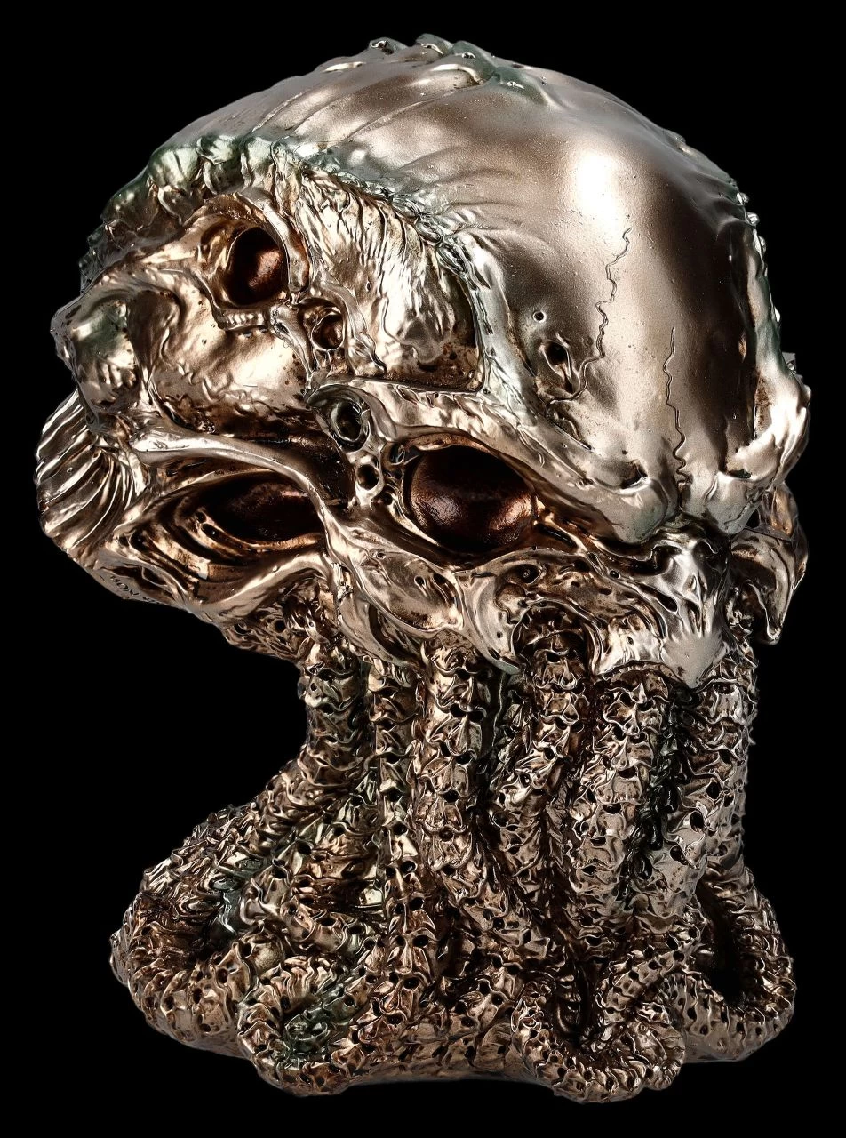 Cthulhu Totenkopf Figur Bronzefarben By James Ryman 1 Cthulhu Totenkopf Figur Bronzefarben By James Ryman