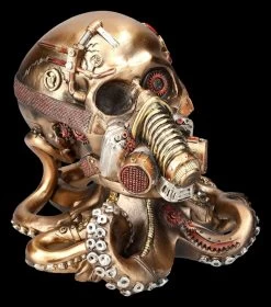 Steampunk Totenkopf - Krake Mit Gasmaske -Modell Und Figurengeschäft 2D FS25155 Steampunk Totenkopf Krake mit Gasmaske 5 1280x1280