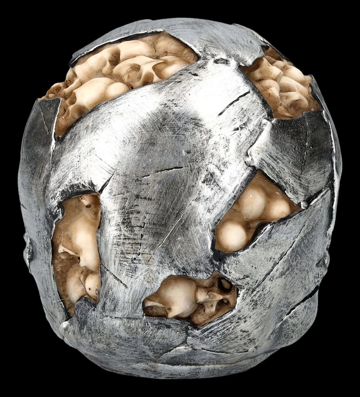 Totenkopf Figur - Fracture Groß 5 Totenkopf Figur - Fracture Groß – Bild 5