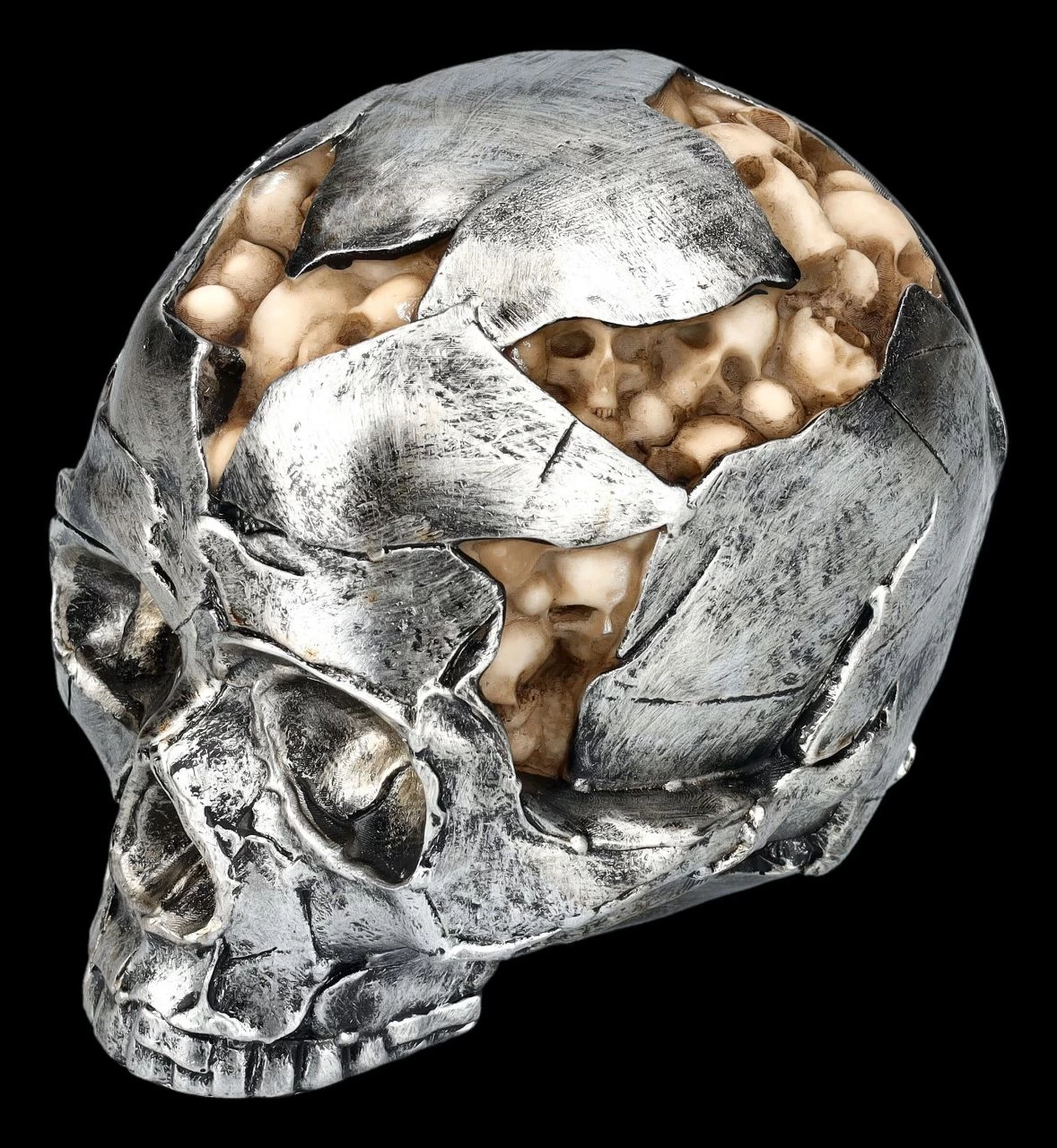 Totenkopf Figur - Fracture Groß 7 Totenkopf Figur - Fracture Groß – Bild 7