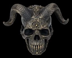Totenkopf Figur Mit Hörnern - Diabolus -Modell Und Figurengeschäft 2D FS25162 Totenkopf Figur mit H rnern Diabolus 10 1280x1280
