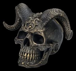 Totenkopf Figur Mit Hörnern - Diabolus -Modell Und Figurengeschäft 2D FS25162 Totenkopf Figur mit H rnern Diabolus 8 1280x1280