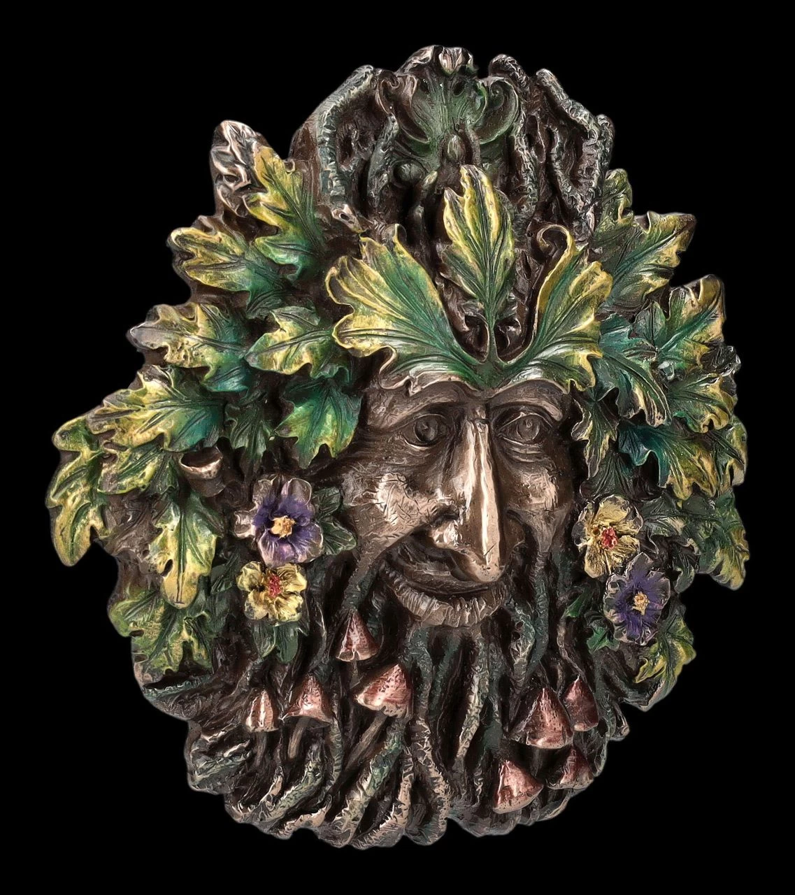 Wandrelief Greenman - Frühling Tagundnachtgleiche 2 Wandrelief Greenman - Frühling Tagundnachtgleiche – Bild 2