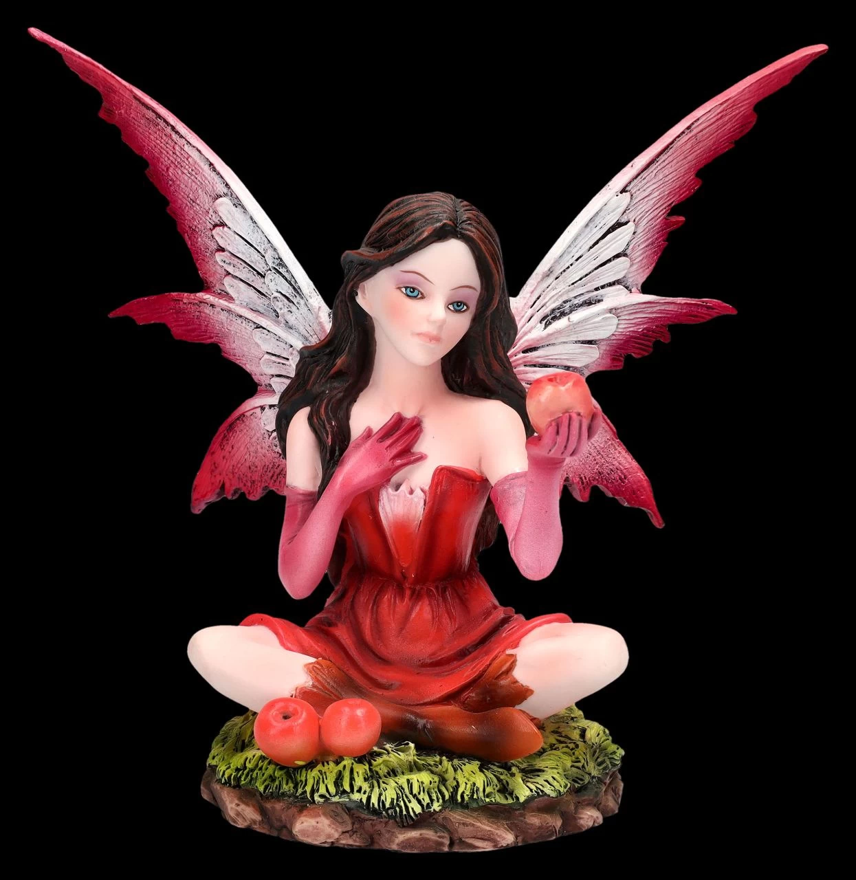 Elfen Figur - Heilsa Mit Äpfeln 1 Elfen Figur - Heilsa Mit Äpfeln