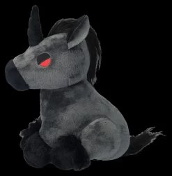 Plüschfigur - Schwarzes Gothic Einhorn 11 Plüschfigur - Schwarzes Gothic Einhorn -Modell Und Figurengeschäft 2D FS25244 Pl schfigur Schwarzes Gothic Einhorn 2 1280x1280