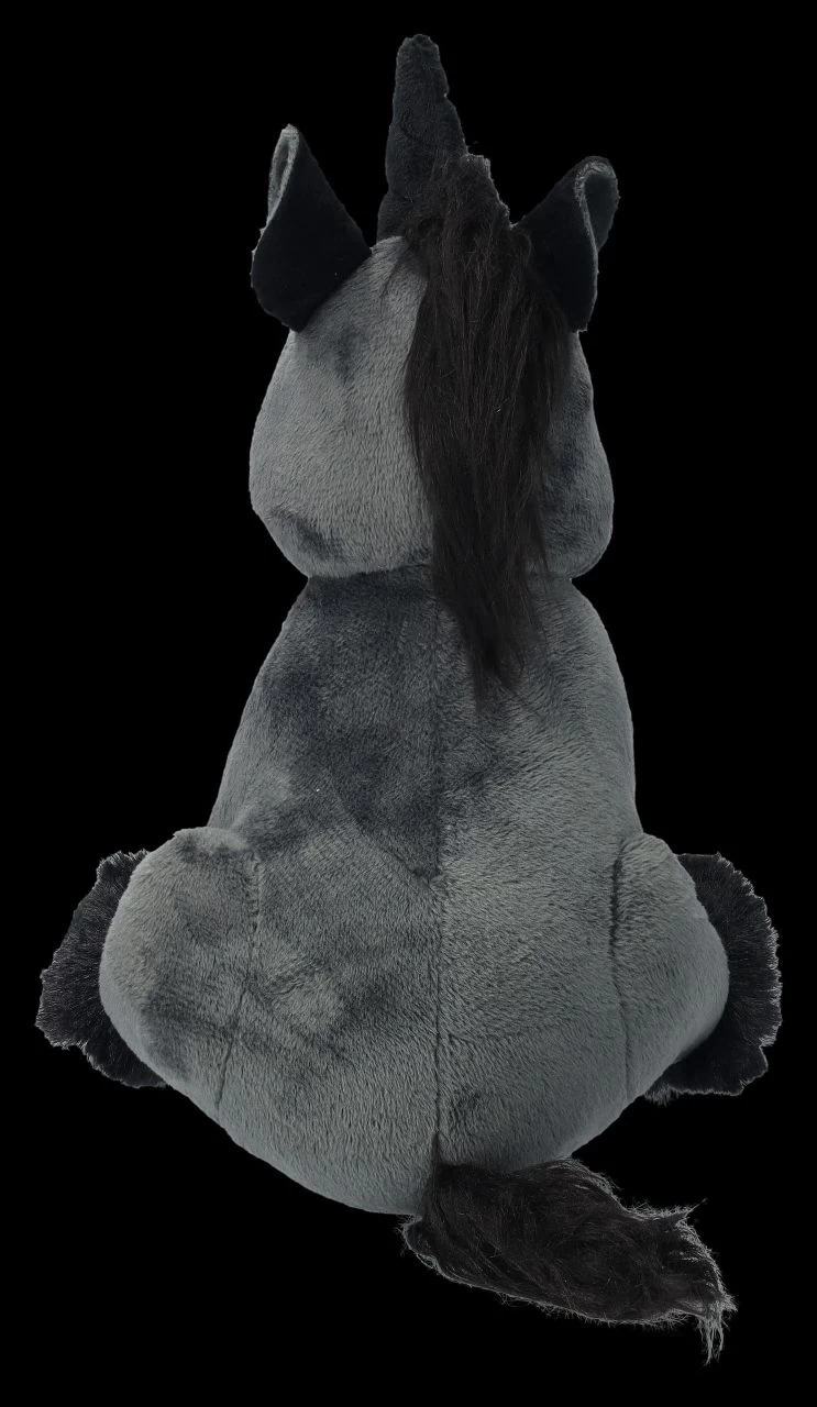 Plüschfigur - Schwarzes Gothic Einhorn 5 Plüschfigur - Schwarzes Gothic Einhorn – Bild 5