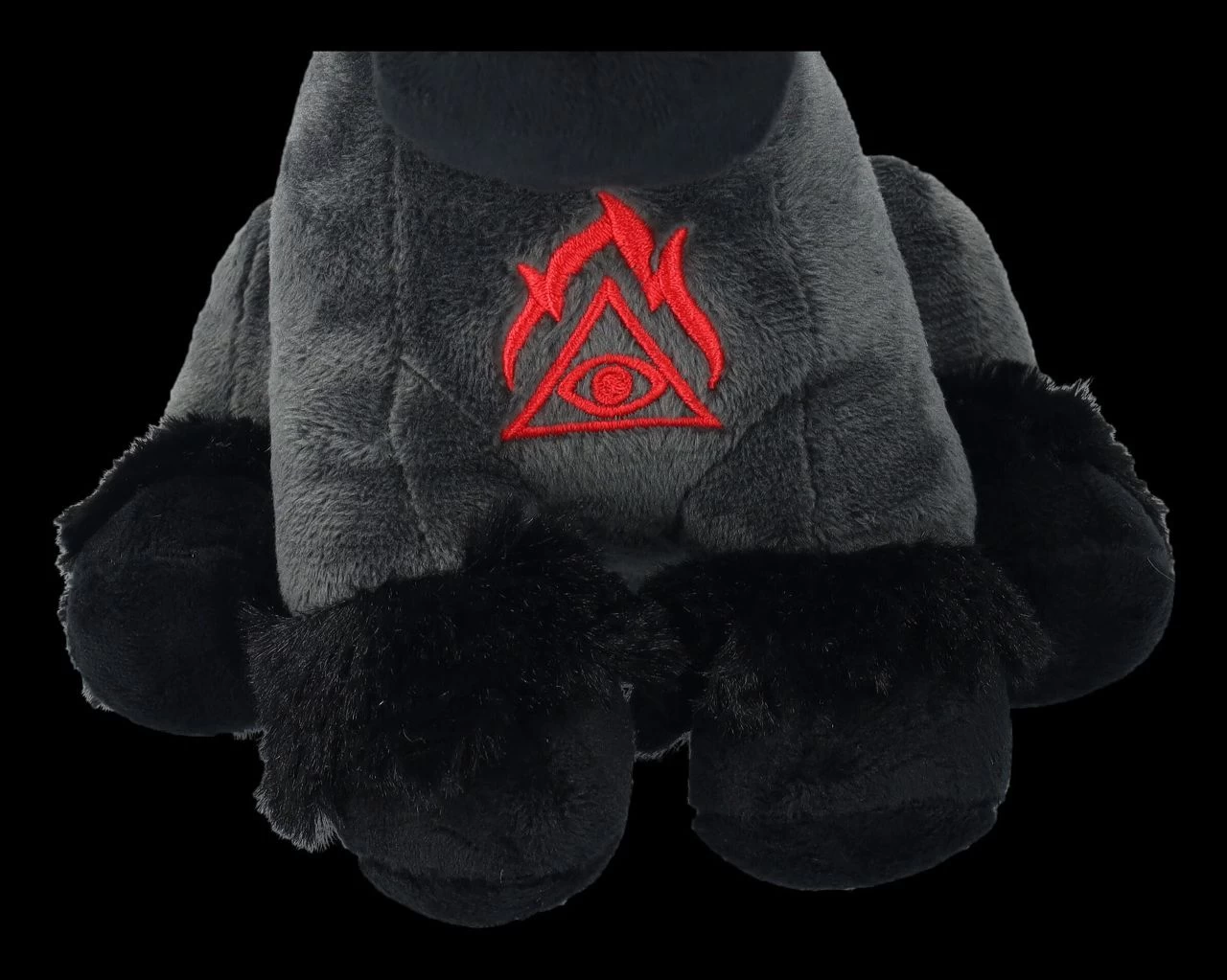 Plüschfigur - Schwarzes Gothic Einhorn 8 Plüschfigur - Schwarzes Gothic Einhorn – Bild 8