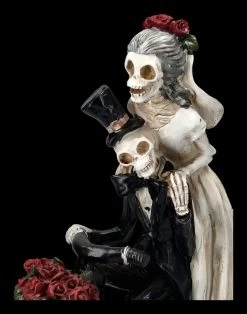 Skelettfigur - Hochzeitspaar Auf Fahrrad -Modell Und Figurengeschäft 2D FS25265 Skelettfigur Hochzeitspaar mit Fahrrad 6 1280x1280