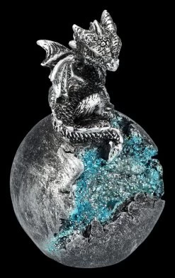 Drachen Figuren Auf Ei 2er Set - Silberfarben -Modell Und Figurengeschäft 2D FS25303 Drachen Figuren auf Ei 2er Set Silberfarben 10 1280x1280