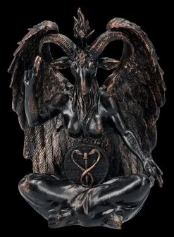 Baphomet Figur Klein - Kupferfarben