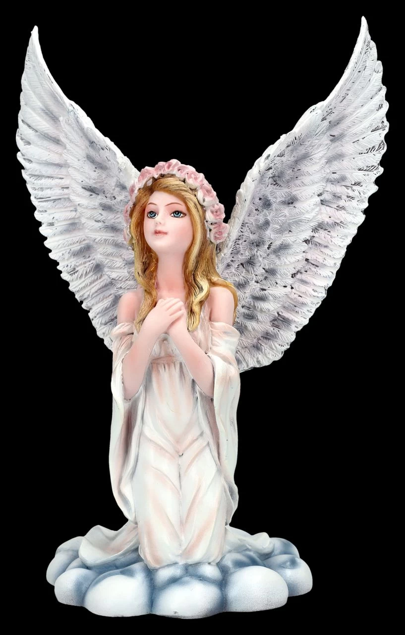 Engel Figur - Sarah Auf Wolke Betend 2 Engel Figur - Sarah Auf Wolke Betend – Bild 2