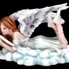 Engel Figur - Anja Liest Buch Auf Wolke