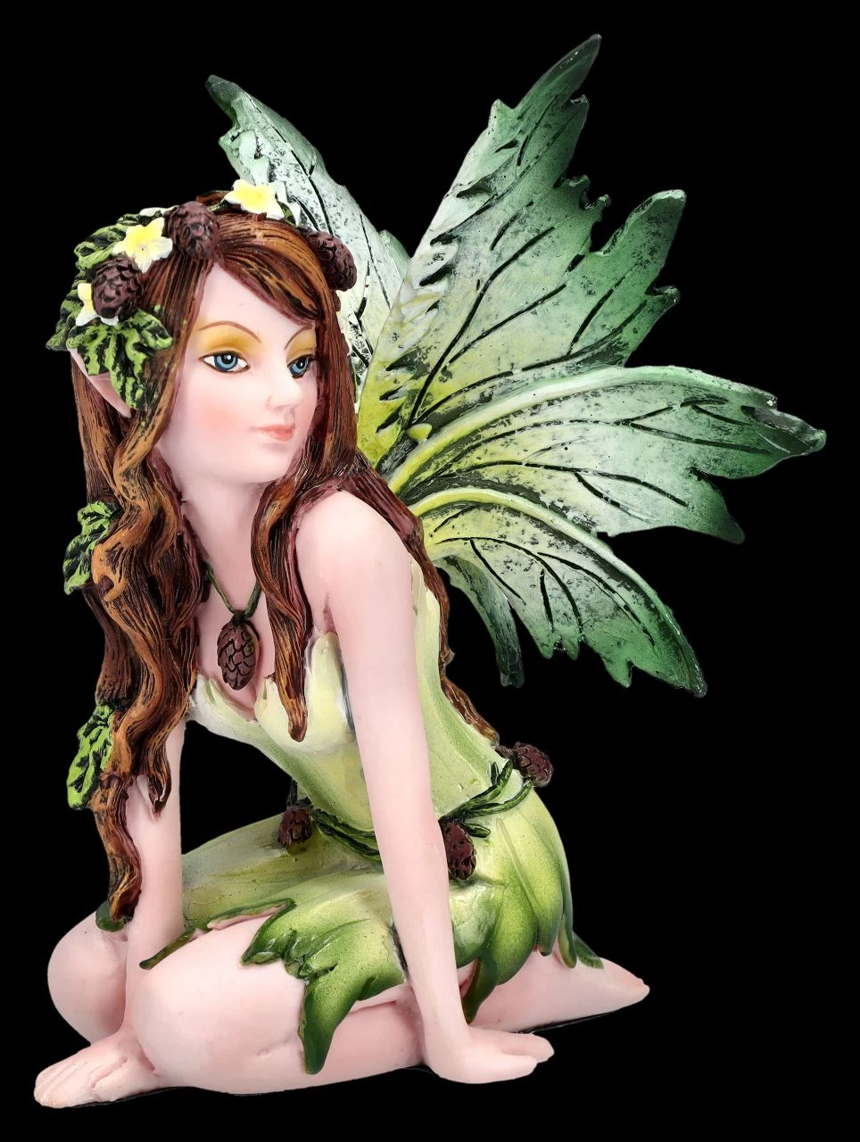 Elfen Figur - Moni In Grünem Kleid 2 Elfen Figur - Moni In Grünem Kleid – Bild 2