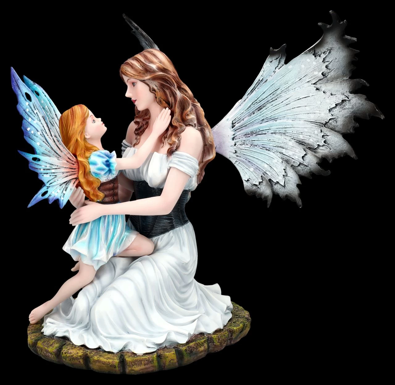 Elfen Figur - Tamy Nimmt Tochter In Arm 2 Elfen Figur - Tamy Nimmt Tochter In Arm – Bild 2