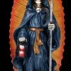 Santa Muerte Figur - Sensenmann Blau