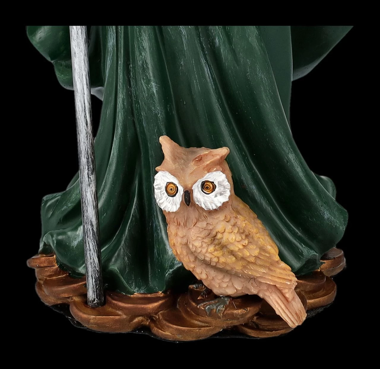 Santa Muerte Figur Mit Waage Grün 8 Santa Muerte Figur Mit Waage Grün – Bild 8