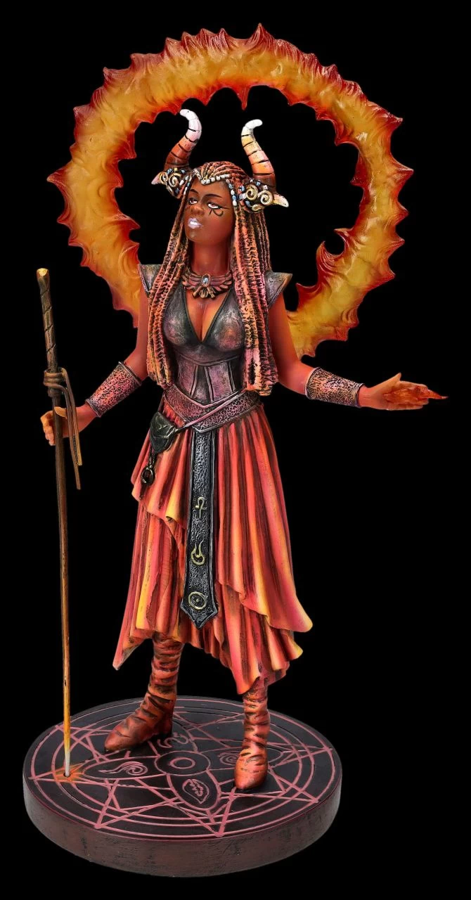 Magierin Figur - Element Feuer 3 Magierin Figur - Element Feuer – Bild 3