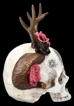 Totenkopf Figur - Wicca Schädel Mit Geweih 13 Totenkopf Figur - Wicca Schädel Mit Geweih -Modell Und Figurengeschäft 2D FS25463 Totenkopf Figur Wicca Sch del mit Geweih 4 1280x1280