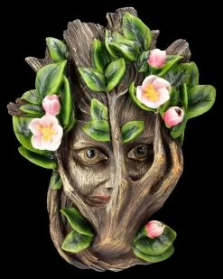 Wandrelief Greenman - Grüne Frau Lilliana