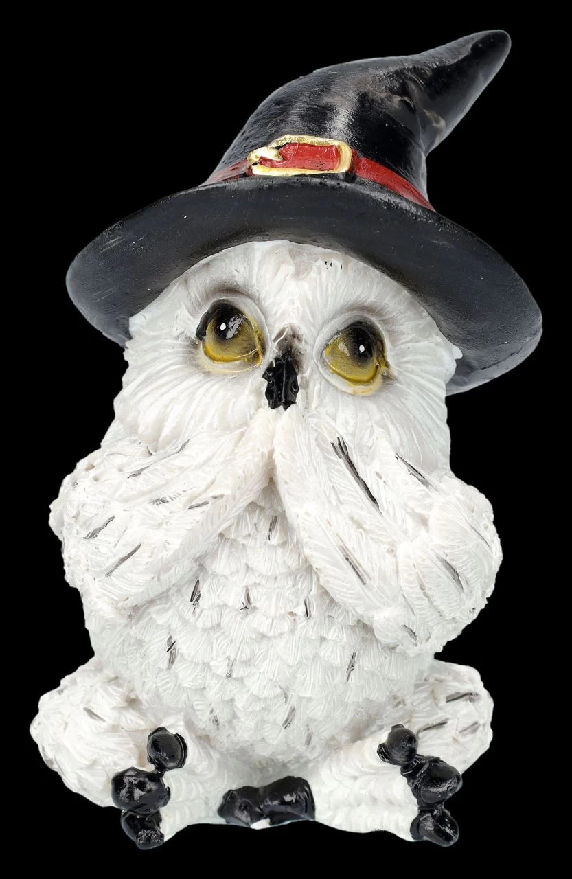 Eulenfiguren 3er Set - Schneeeulen Nichts Böses 9 Eulenfiguren 3er Set - Schneeeulen Nichts Böses – Bild 9