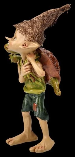 Pixie Kobold Figur - Schildkröten Rucksack -Modell Und Figurengeschäft 2D FS25771 Pixie Kobold Schildkr ten Rucksack 2 1280x1280