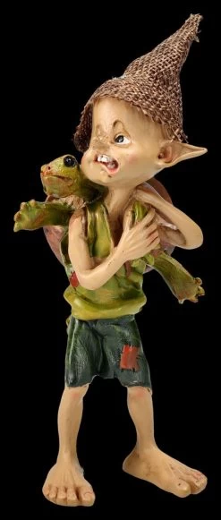 Pixie Kobold Figur - Schildkröten Rucksack -Modell Und Figurengeschäft 2D FS25771 Pixie Kobold Schildkr ten Rucksack 6 1280x1280