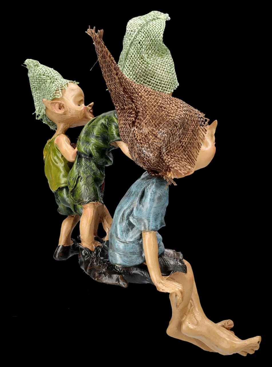 Pixie Kobold Figur - Kantenhocker Flüsterpost 5 Pixie Kobold Figur - Kantenhocker Flüsterpost – Bild 5