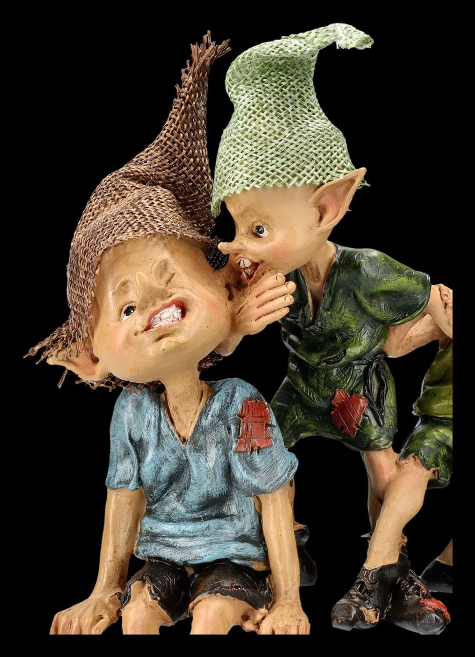 Pixie Kobold Figur - Kantenhocker Flüsterpost 7 Pixie Kobold Figur - Kantenhocker Flüsterpost – Bild 7