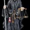 Santa Muerte Figur Mit Waage Schwarz