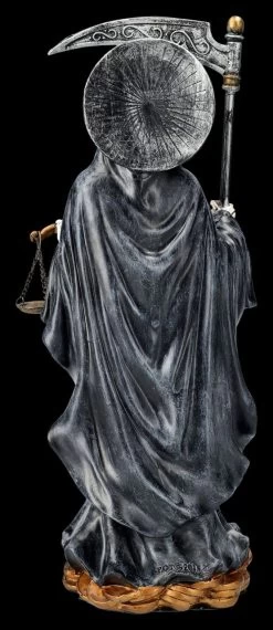 Santa Muerte Figur Mit Waage Schwarz -Modell Und Figurengeschäft 2D FS25834 Santa Muerte Figur mit Waage schwarz 4 1280x1280