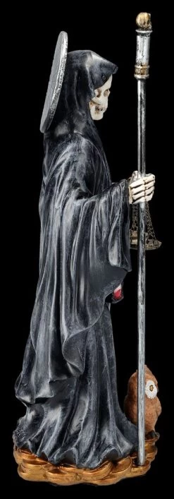 Santa Muerte Figur Mit Waage Schwarz -Modell Und Figurengeschäft 2D FS25834 Santa Muerte Figur mit Waage schwarz 5 1280x1280