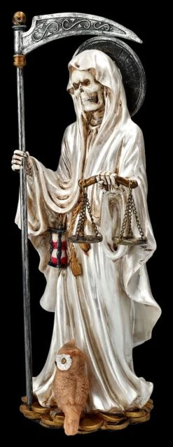 Santa Muerte Figur Mit Waage Weiß -Modell Und Figurengeschäft 2D FS25835 Santa Muerte mit Waage weiss 7qv31BKgoVltCl 1280x1280