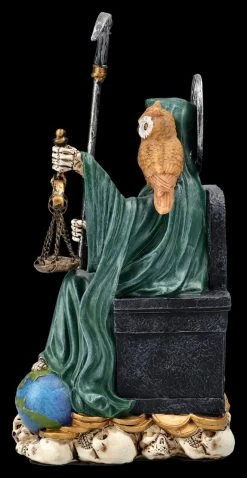 Sitzende Santa Muerte Figur Grün -Modell Und Figurengeschäft 2D FS25837 Sitzende Santa Muerte Figur gr n 2 1280x1280