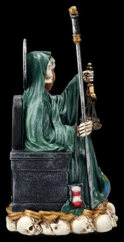 Sitzende Santa Muerte Figur Grün -Modell Und Figurengeschäft 2D FS25837 Sitzende Santa Muerte Figur gr n 4 1280x1280