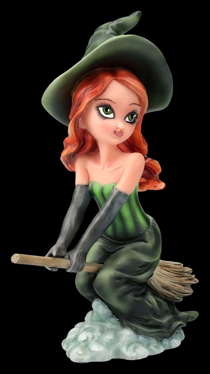 Hexen Figur - Willow Fliegt Auf Besen 2 Hexen Figur - Willow Fliegt Auf Besen – Bild 2