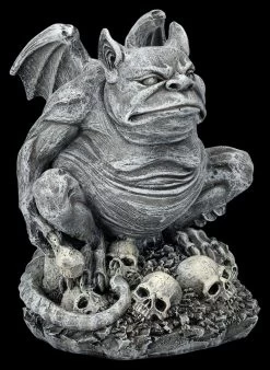 Gargoyle Figur - Der Schlächter Mit Schädeln